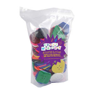 Craft Supplies: Craft Assorted Buttons
