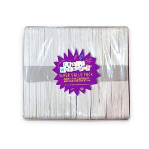 Plain Jumbo Popsicle Sticks 500pk