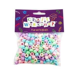 Craft Pony Beads - Pastel 300pk