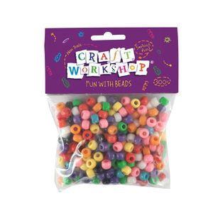 Craft Supplies: Craft Pony Beads - Bright 300pk