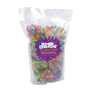 Craft Pony Beads - Glitter 1800pk