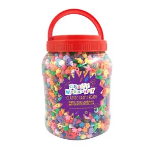 Craft Supplies: Craft Pony Beads 6-12mm 6000pk
