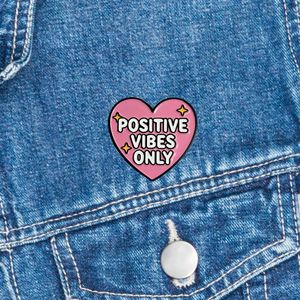 Mindful Pins: Mindful Pin - Positive Vibes Only (Heart)