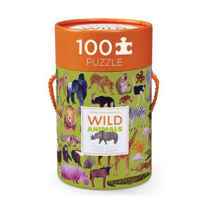 Crocodile Creek: Crocodile Creek 100 Piece 36 Animals Puzzle - Wild Animals