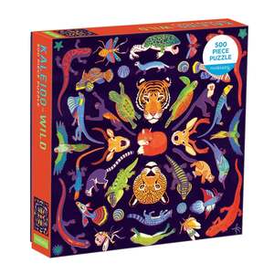 Mudpuppy: Kaleido-Wild 500 Piece Family Puzzle