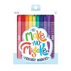 OOLY Make No Mistake! Erasable Markers 12pk