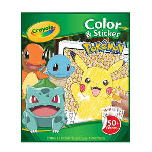 Crayola: Crayola Colour & Sticker - Pokemon