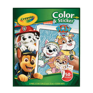 Crayola: Crayola Colour & Sticker - Paw Patrol