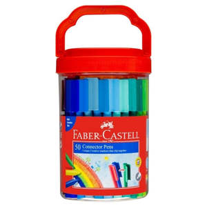 Faber-Castell Connector Pens Bucket of 50