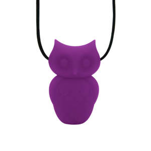 Jellystone Designs Silicone Chew Pendant - Purple Grape