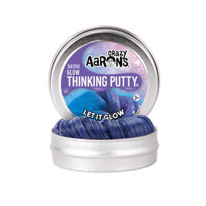 Putty Slime: Crazy Aarons Mini Glow Thinking Putty - Let it Glow