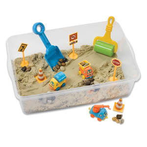 Creativity for Kids Sensory Bin - Construction Zone