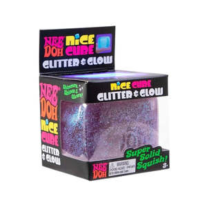 Needoh: NeeDoh Nice Cube Glitter & Glow