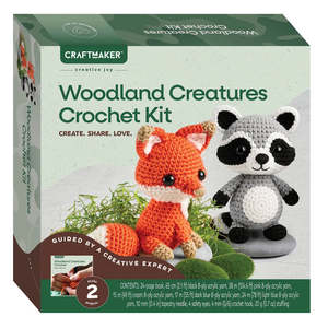Craft Maker Woodland Creatures Crochet Kit