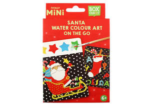 Painting Kits: Totally Mini Santa Water Colour Art Set