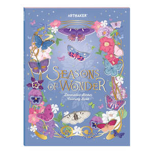 Art Colouring: Art Maker Decorative Sticker Colouring Book - Seasons of Wonder