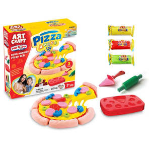 Clay Craft: Art Craft Play Dough Pizza House Set