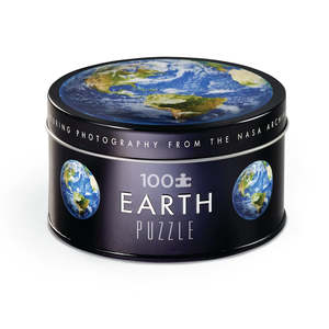 Crocodile Creek 100 Piece NASA Puzzle Tin - Earth