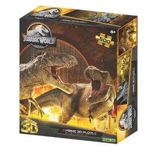 Games: Jurassic World T-rex Vs Giganotosaurus 500 Piece Lenticular Puzzle
