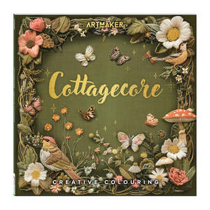 Art Maker Creative Colouring Book - Cottagecore