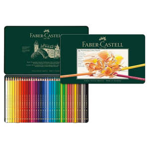 Art Supplies: Faber-Castell Polychromos Colouring Pencils Tin of 36