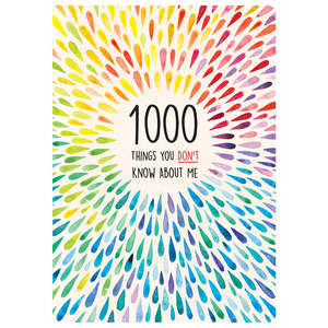Books Journals: 1000 Things You Don't Know About Me Journal