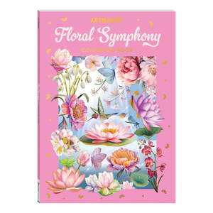 Adult Colouring: Art Maker Colouring Book - Floral Symphony