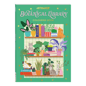 Adult Colouring: Art Maker Colouring Book - Botanical Library