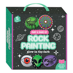 Paint & Share Glow-in-the-Dark Rock Painting Kit