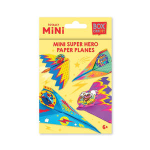 Crafts Activities: Box Candiy Totally Mini Super Hero Paper Planes