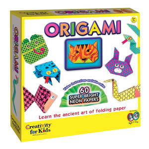 Creativity for Kids Origami Kit Neon