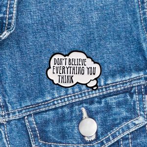 Mindful Pins: Mindful Pin - Don't Believe Everything You Think
