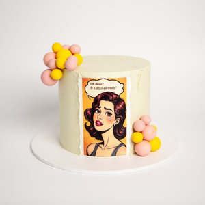 Custom Cakes Collection: Themed Edible Image Bubble Cake