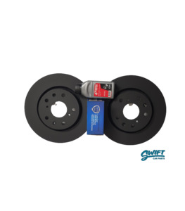 Brakes: Brakes Front Rotors and Pads SPORTS 2006 to 2010