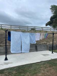 SwiftDry Coastline T Bar Clothesline (1200mm wide, 40m) Surface Mounted