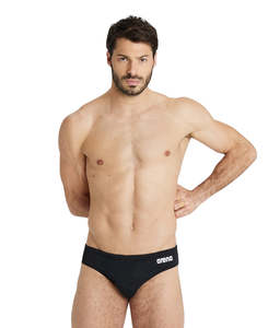 Mens Swimwear: Men's Solid Brief