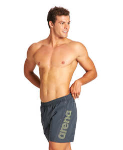 Mens Swimwear: Men's Watershort Fundamentals Arena Logo Boxer