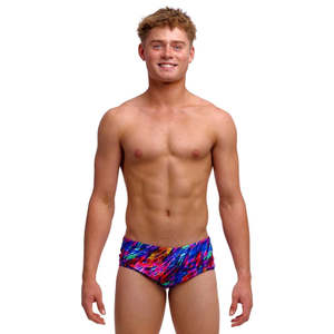 Boys Swimwear: Boys Big Bang Sidewinder Swim Trunks - Funky Trunks