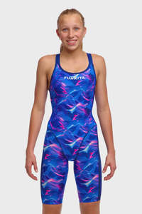 Girls Rising Tide Fast Legs 1 Piece Swim Legsuit - Funkita