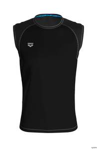 Apparel: Arena Men Gym Sleeveless Tee Black