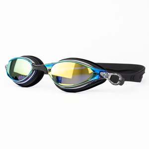 Training Goggles: Aquavision P3 Fitness Swimming Mirror Goggle - Black