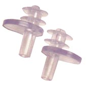 Products: Twin Baffle PVC Ear Plugs - Purple - Swimjoy