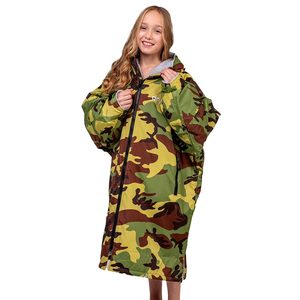 Beach Towels Swim Ponchos: Dryrobe Advance Kids Change Robe, Camo Grey