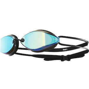 Racing Goggles 1: TRACER X NANO RACING GOGGLE BLACK/GOLD MIRROR TYR COPY