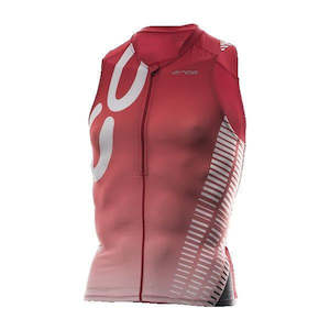Triathlon 1: MENS 226 PRINTED TRI TANK 2015 ORCA - RED