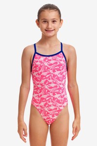 All Girls: GIRL'S BEACHED BAE SINGLE STRAP ONE PIECE