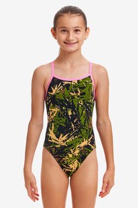 All Girls: GIRL'S GIGI JO JO SINGLE STRAP ONE PIECE