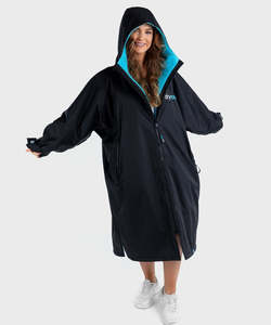 Dryrobe Advance Long Sleeve - Black/Blue