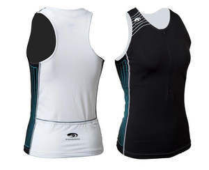 Swim Tri Specials: TX2000 WOMENS TRI TANKINI BLK/TEAL