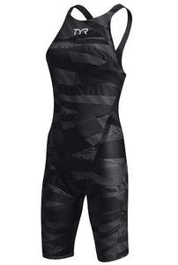TYR AVICTOR PRELUDE OPEN BACK KNEESKIN - BLACK